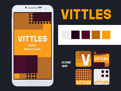 Vittles (branding ideas) app app concept app design branding food app graphic design icon ui ux