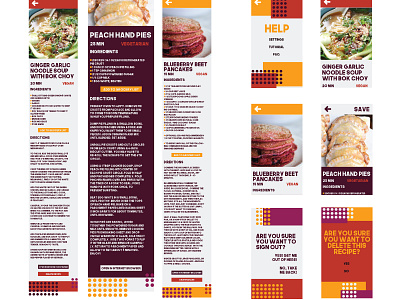 Vittles (Progress 2) app appprototype branding design food graphic design prototype ui ux