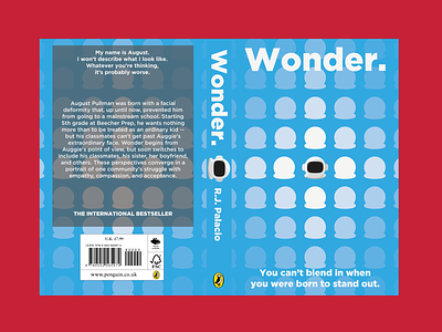 Penguin Student Awards - Wonder Concept 2 book branding design flat icon identity illustration jacket penguin penguinbooks typography vector