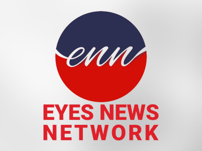 Eyes News Network Logo blue blue logo logo red red logo