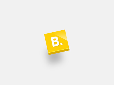 B. Fly branding design icon letter b letter logo logo orange ui