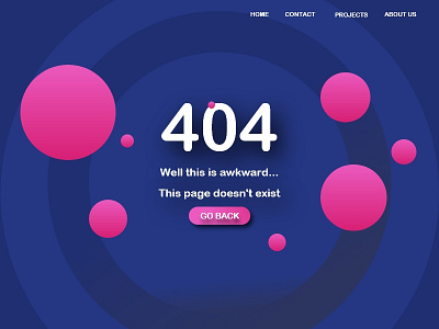 404 Error challenge daily ui