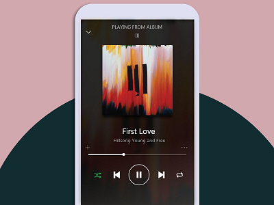 Music Player challenge daily ui