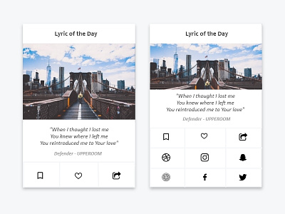 Social Share challenge daily daily ui challenge design ui ux