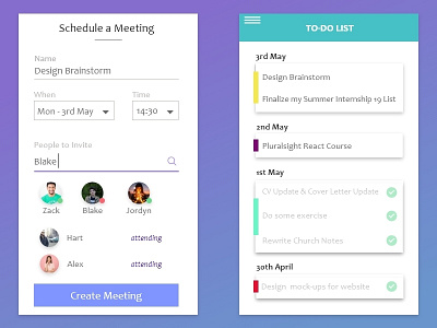 To Do List challenge daily daily ui challenge design ui ux