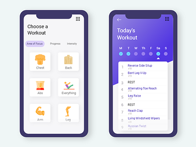 Workout Tracker challenge daily daily ui challenge design ui ux