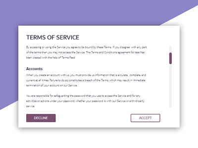 Terms Of Service challenge daily daily ui challenge design ui ux