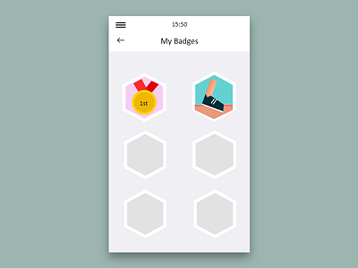 Badges 100daychallenge app challenge customer experience daily daily ui challenge design discover minimal minimalist minimalistic ui ux web