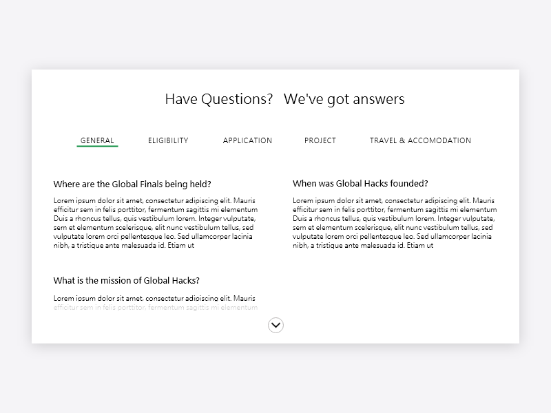 Faq flat website branding minimalistic minimalist discover app customer experience minimal 100daychallenge web ux daily ui challenge design daily challenge ui