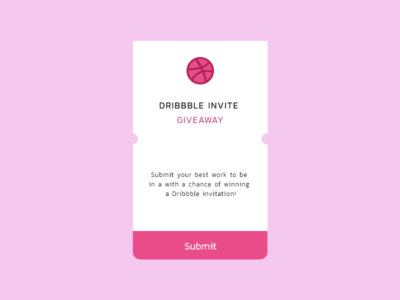 Giveaway invite competition giveaway logo minimalistic minimalist discover app customer experience minimal 100daychallenge web ux daily ui challenge design daily challenge ui
