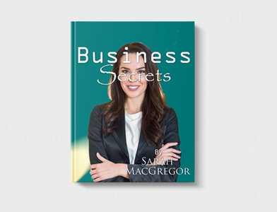 Hardcover_BusinessSecrets bookcover branding businessbook cover design graphicdesign