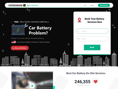 Bateriku.com - Landing Page Redesign