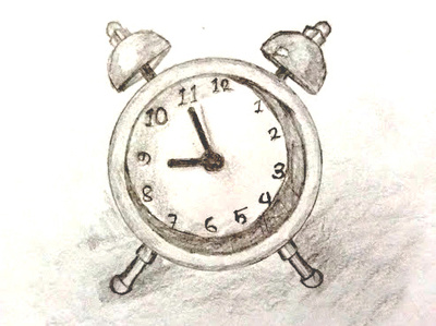 Cute Clock love sketch pencil sketch sketch