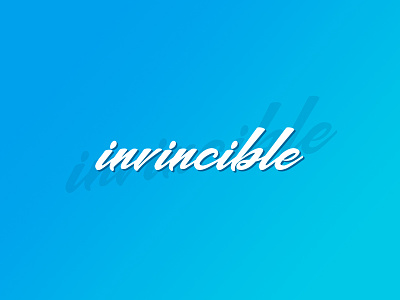 Invincible creative creativity design design inspiration graphic design graphic designer