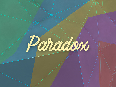 Paradox art creative creativity design design inspiration designer graphic design graphic designer typography