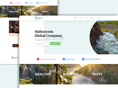 Hafeezcom Global Company account selling beer cook design drink food hosting illustration ui website