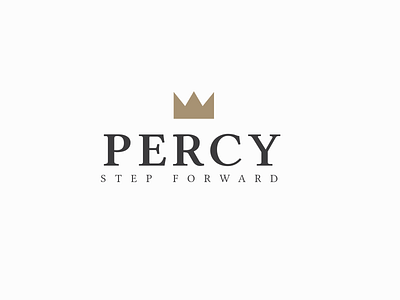 Percy branding design formal leather logo shoes