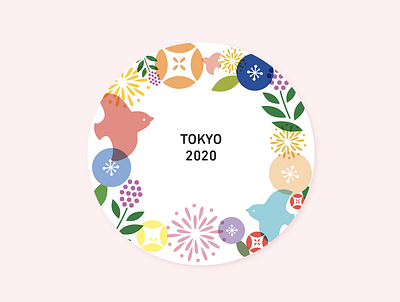 TOKYO 2020 design graphic illustration