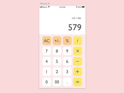 Daily UI :: 004 Calculator calculator dailyui design ui uidesign