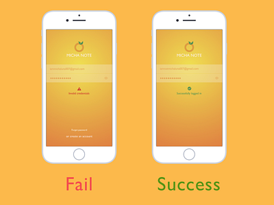 Daily UI :: 011 Flash Message (Error/Success)