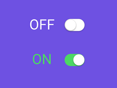 Daily UI :: 015 On/Off Switch dailyui design ui uidesign