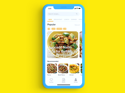 Daily UI :: 040 dailyui receipe ui uidesign