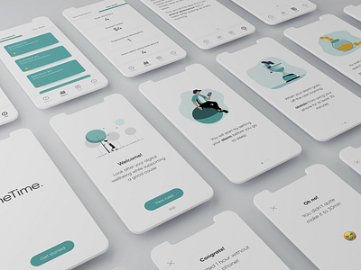 meTime app app figma illustrator minimal ui uidesign undraw ux uxdesign