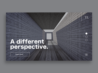 Perspective illustrator landingpage minimal modern perspective photoshop uidesign uxdesign webdesign