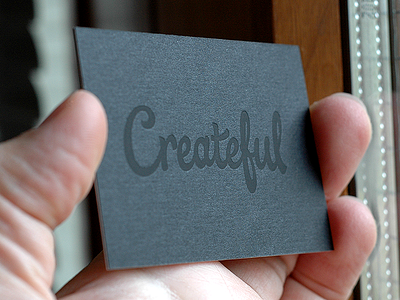 Createful Business Cards branding business card card colorplan print stationary