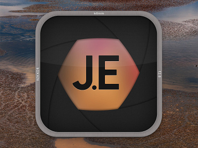 iPhone icon aperture brown camera icon ios iphone lens photography