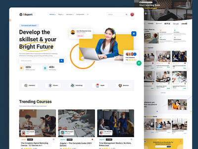 LMS, Education and Course Theme Concept bootstrap bootstrap marketplace bootstrap theme e learning lms marketplace online institutes online instructor websites trending website webestica