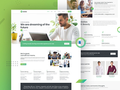 Wizixo – Multipurpose Corporate Theme bootstrap bootstrap 4 bootstrap marketplace bootstrap theme branding design gradient gradient design homepage html template landing page landing page concept webestica wizixo