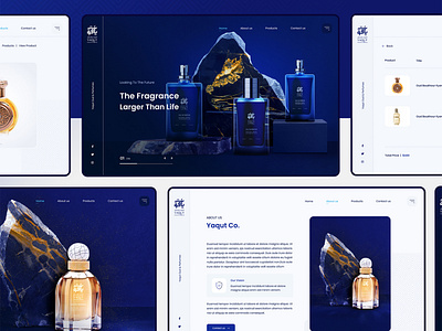 Yaqut Oud & Perfumes animation app brand branding design graphic design illustration logo online marketing typography ui ui ux ui design uidesign uiux ux ux design web webdesign website