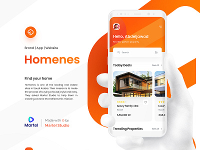 Homenes app brand brand identity branding bussines design graphic design logo mobile ui ux web web design