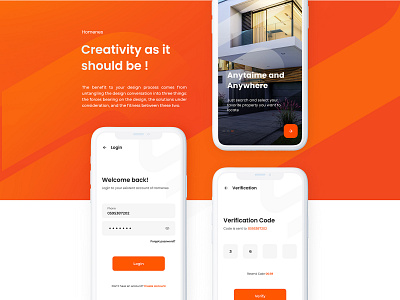 Homenes app brand brand identity branding design graphic design ui ui design uiux ux ux design web