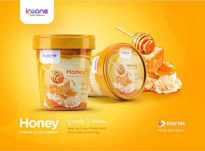 Iceone Branding & Packaging bee brand brand identity branding clothing color design graphic design honey honeybee illustration logo logodesign love