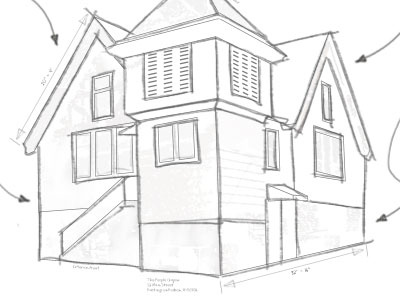 New House drawing house illustration sketch