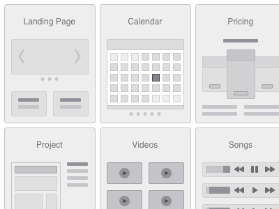 OmniGraffle Stencil Product Page flowcharts ia omnigraffle site map sitemap stencil wireframes