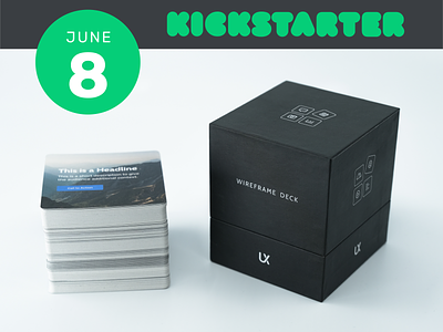 Launching June 8 on Kickstarter! analog assets cards design interface kickstarter physical product productdesign tools ui ui kit ux ux design ux kits web design website wireframe wireframes