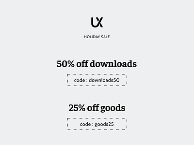 UX Kits Holiday Sale