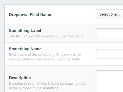 "New Something" expressionengine fields form interface ui ux