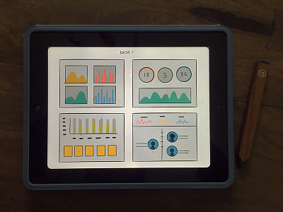 Think 53 dashboard fiftythree interface paper sketch think ui uxkits wireframe