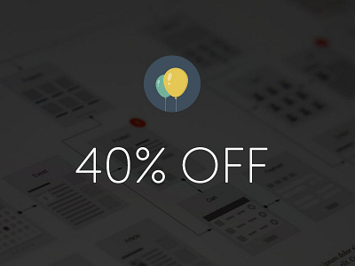 40% Off UX Kits deliverables flowchart ui ui kits ux ux design ux kits wireframe