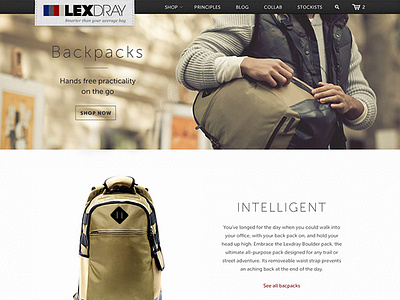Lexdray Redesign by Eric Miller on Dribbble