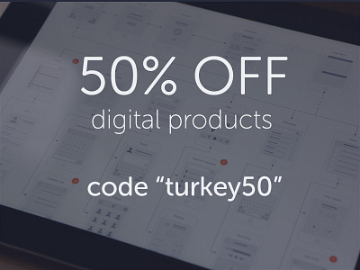 50% Off UX Kits deliverables discount flowcharts template ui ux ux design ux kits wireframes