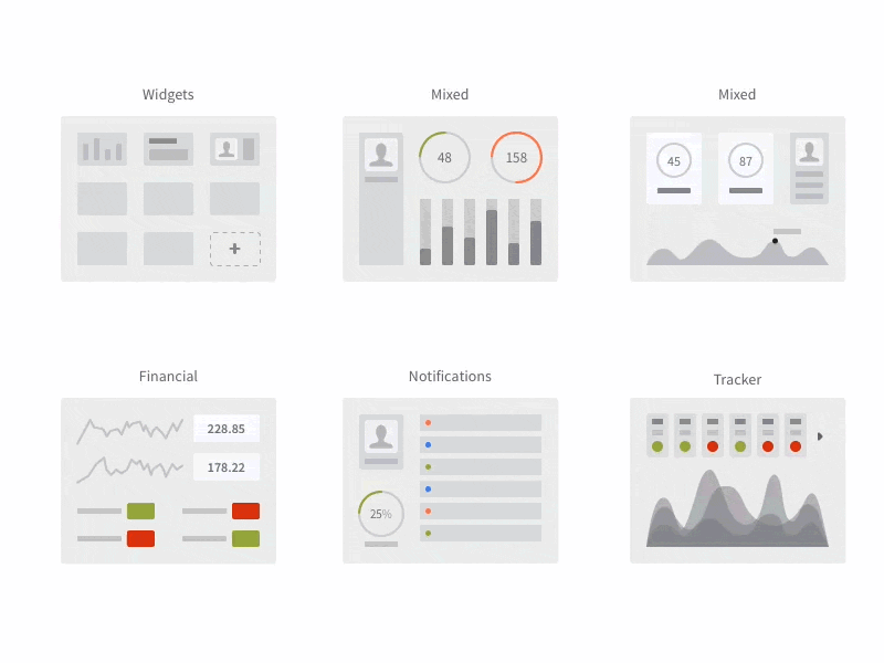 Download Ui Wireflows Dashboard By Eric Miller On Dribbble