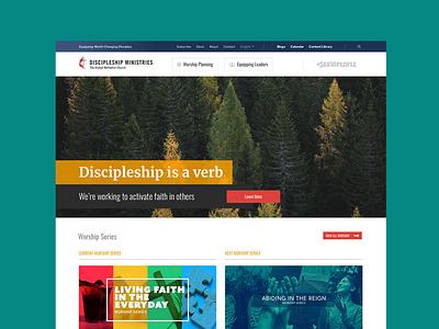 Discipleship Ministries Site Launch ux web design website design