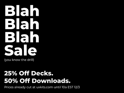 25% Off Decks, 50% Off Downloads