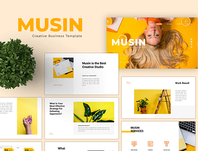 MUSIN – Creative & Business Template teamwork