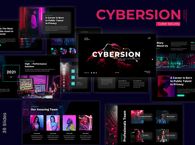 CYBERSION – Creative & Business Presentation Template technology